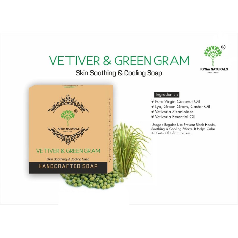 VETIVER GREEN GRAM SOAP