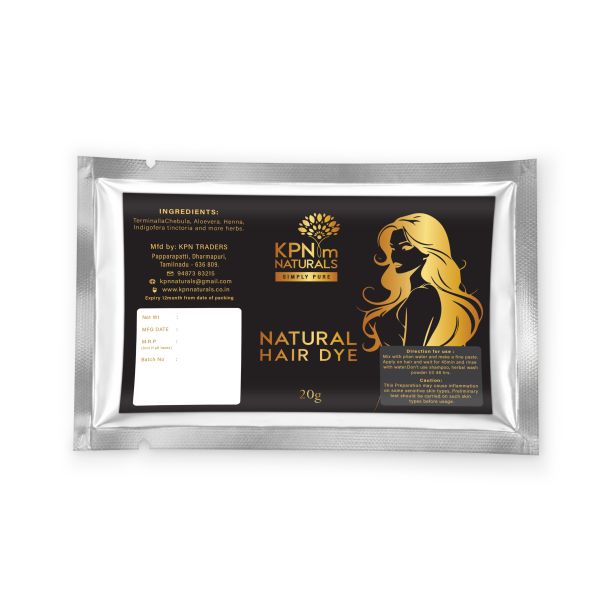 Natural Hair Dye Black 20g